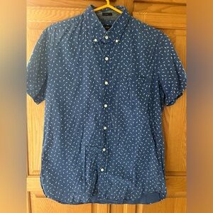 J. Crew lightning ⚡️ short-sleeve button down - Size M